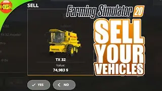 How to sell vehicles and tools in Farming Simulator 20 fs 20 fs20