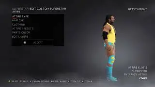Razor Ramon Green Attire - WWE 2K