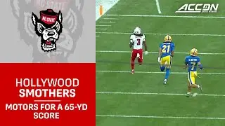 NC State's Hollywood Smothers&nbsp;Motors For A 65-Yd Score
