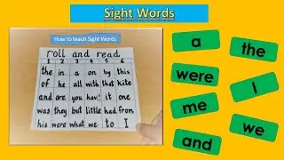 What are Sight Words? || Ideas to teach Sight Words || Level 1
