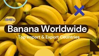 BANANA WORLDWIDE TOP PRODUCERS - BANANA TOP IMPORT & EXPORT COUNTRIES [BANANA GLOBAL MARKET BUSINESS