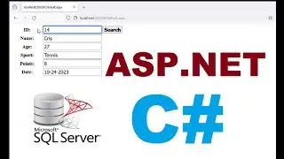 Retrieve data from SQL server database in asp.net using C#