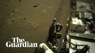 Perseverance rover sends back first ever recording of driving on Mars