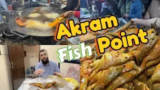 Famous Akram Fish Point Karachi 🍤 | Fish Fry & Prawns | Street Food Pakistan