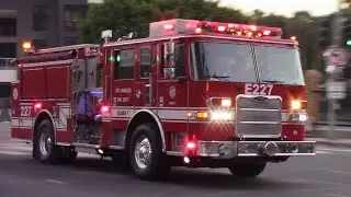 LAFD Light Force 27 Responding
