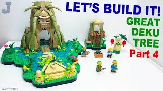 LEGO 2024 Legend Of Zelda: Great Deku Tree 77092 Build Part 4