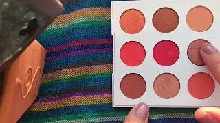 colourpop SOL palette swatches