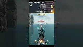 Mark 42 (127 mm) - New Event Free Cannon Damage Test  #modernwarships