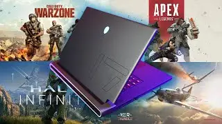 Alienware M17 r5 Gaming -  10 Games Tested at 1080p, 1440p & 4k