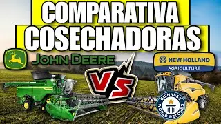 El secreto detr&aacute;s de las COSECHADORAS RECORDISTAS: NEW HOLLAND CR10.90 vs JOHN DEERE S780