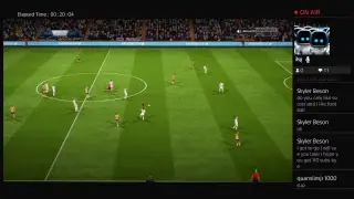 Playing fifa 18 (Sub for sub come and watch)