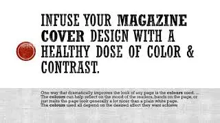 Elements of a magazine coverpage with Magazine Examples!
