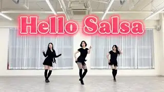 Hello Salsa Linedance | 헬로우 살사 라인댄스 | Beginner | 세종시 라인댄스 | 라인댄스퀸코리아
