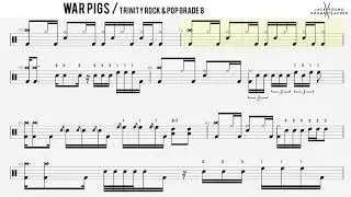 How to Play War Pigs  - Trinity Rock & Pop Drums Grade 8