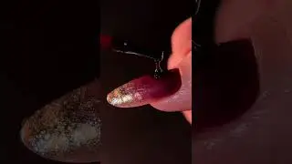 Идея маникюра с красным витражом 🔥 #nails #nailart #nailinspo #naildesign #nailtutorial #manicure
