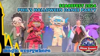 [4k] Phil's Halloween Dance Party at Scarfest 2024 - Alton Towers