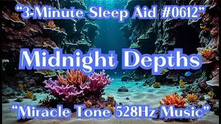 [3-Minute Sleep Aid #0612] Ultimate Rest for Astonishing Healing Effects [Miracle 528Hz]