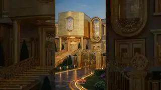The billionaire&rsquo;s house made all of gold!