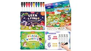 JoyCat 2-in-1 Preschool Set: Writing & Logic Games for Toddlers! 📚✍️