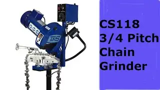 T & S Manufacturing CS118 3/4 Pitch Grinder Overview and Grinding