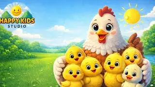 the hen five chicks and the Ducking | moral story for kids in urdu & hindi