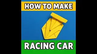 How to Make a Paper Racing Car | Easy DIY Paper Craft for Father's Day