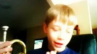bonham student plays cornet