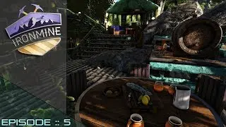 ARK SURVIVAL EVOLVED | BASE BUILDING & THE WALL! | Ep 5 (IRONMINE on RAGNAROK)