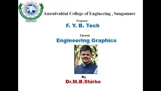2D to 3D in Engineering Graphics using Auto CAD