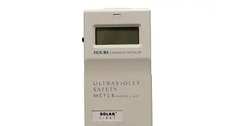 Solar Light Company, Inc. Model 6D Ultraviolet Safety Meter