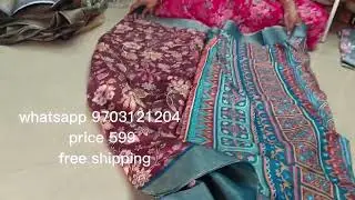 Mugdha silk sarees #bhavya fashions #trending #saree 