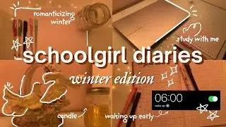 winter school vlog ❄️🍁 winter reset, productive days, schoolgirl diaries 
