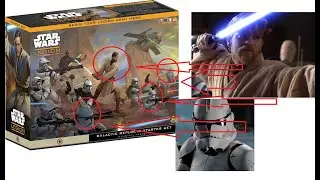Распаковка Star Wars legion Galactic Republic starter set