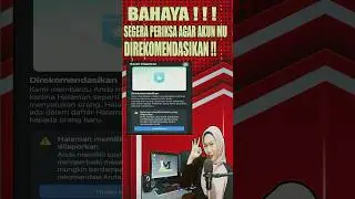 TUTORIAL CARA MENGATASI MASALAH HALAMAN ATAU PROFIL TIDAK DI REKOMENDASIKAN | #tutorial  #trending