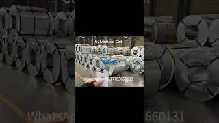 Galvanized coil for building#galvanized #steelcoil #coaching #fyp #gic #steelfactory #carbon #steel