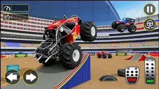 MONSTER Truck Stunts Gameplay Simulator Android Game 