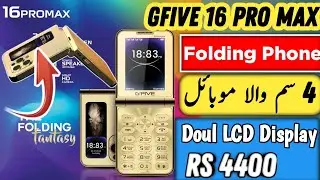 GFive 16 Pro MAX Mobile Unboxing | 4 SIM Mobile | folding phone2024