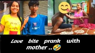 Love bite prank with mother.... 🤣👍🏻.   #lovebiteprank #comedy #motherreaction #funnyvlog #fun