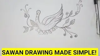 How to Draw a Swan Easily With a Pencil | YouArt Studio