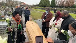 Enterrement de MT YOGO &agrave; Bruxelles