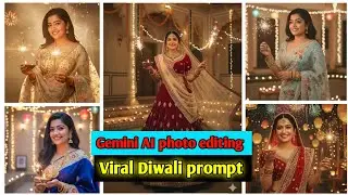 Trending Instagram Ai Diwali Photo Editing|  Gemini AI Diwali Photo prompt#shorts #gemini #ai #photo