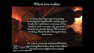 Read it... #zenitsu #zenitsuagatsuma #lightning #thunder #nichirinsword #katana #scary 