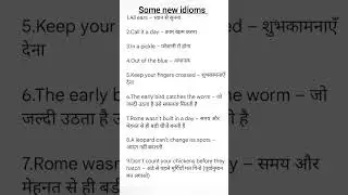Apply new idioms in your talks #educational #englishvocabmastery #englishvocabulary