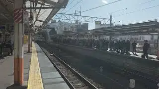 [Tobu 10000 Series 12261] Daishi Line, Daishimae bound, out of service | Nishiarai Station crowde...