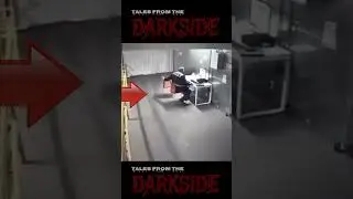 Shadowy Figure Captured Real Security Cam Footage
