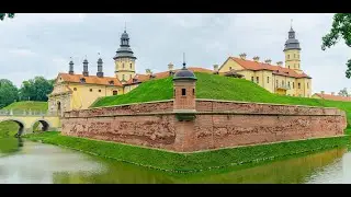 Nesvizh Castle. Несвижский замок. Mir Castle. Мирский замок. Belarus. Summer 2019