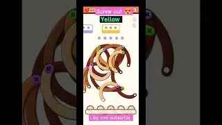 Mesmerizing screw out Puzzle!! #screwout #puzzlegame
