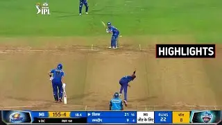 Mumbai Indians Vs Delhi  Capitals 69th Match IPL 2022 Highlights Full Match Highlights
