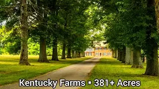 Kentucky Farms For Sale | 381 Acres | Kentucky Land For Sale | 25 Fenced Paddocks | 20 Stall Barns