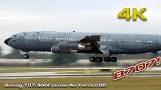 Boeing 707-366C  Israel Air Force 295 Valencia!
